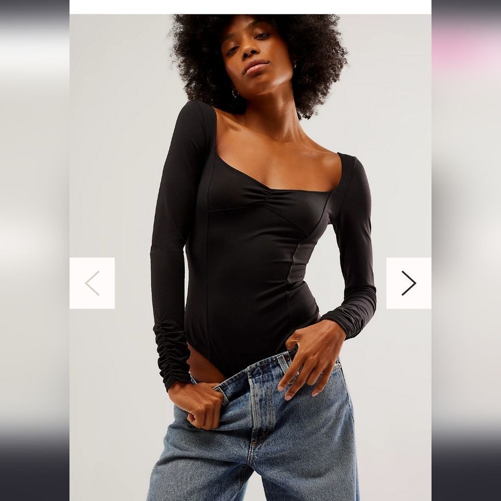 NWT Free People Tiny Dancer Bodysuit - L